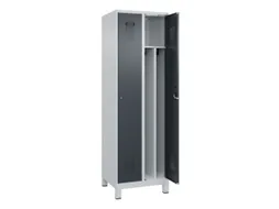 locker voor scheiding van kleding,HxBxD 1950x600x500mm,2vak