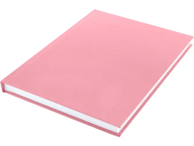 Dummyboek Kangaro A5 roze pastel hard cover 80 blad blanco 100 grams
