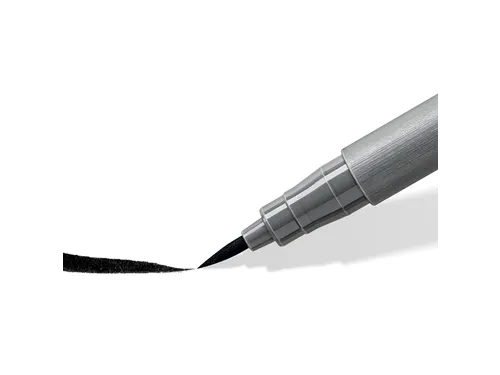 Brushpen Staedtler pigment pen etui à 6 grijze kleuren