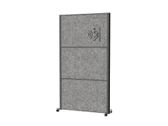 MAULconnecto Scheidingswand 3x donkergrijze voet Mobiel