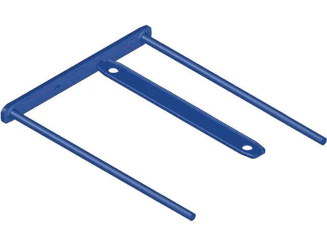 archiefbinder D-Clip blauw 100 stuks