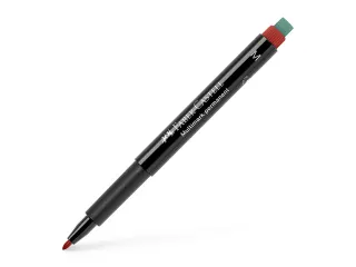 Marker Faber-Castell Multimark permanent M rood - 1