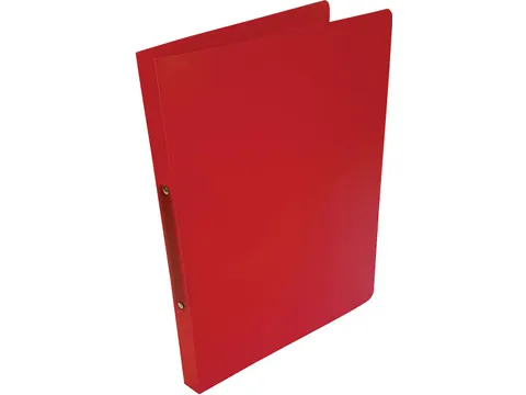 ringmap voor A4 PP 2 ringen 16 mm transparant rood