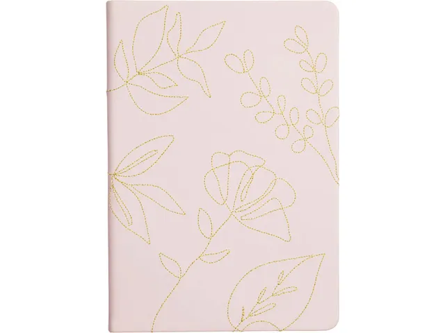 Carnet de notes Stiched Botanical ligné 15x20cm