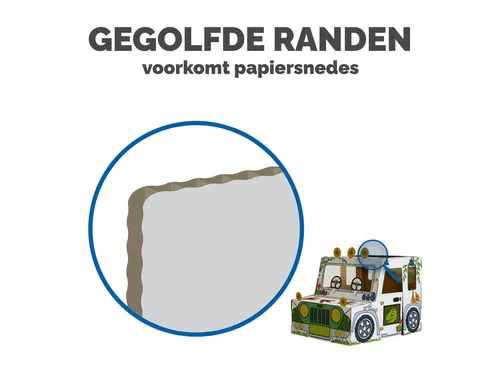 Kartonnen Dinosaurustruck XL Bankers Box Play inkleurbaar