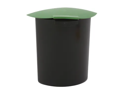 Inzet 6 Liter Met Deksel Zwart Groen