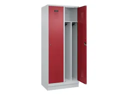 locker voor scheiding van kleding,HxBxD 1950x800x500mm,2vak