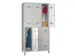 dubbeldekse locker,HxBxD 1850x900x500mm,3x2vak.,RAL7035,front RAL7016