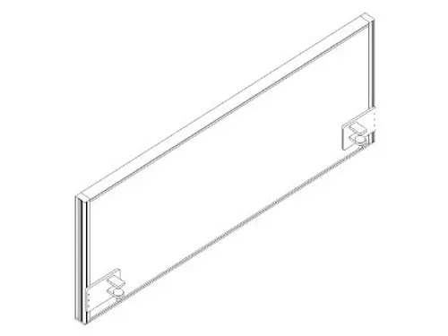 geluidabsorberende tafelscheidingswand,HxB 480x1200mm,lichtgrijs