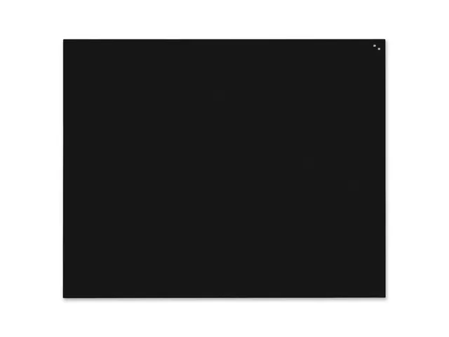 Glasmagneetbord Naga 150 x 120 cm Zwart