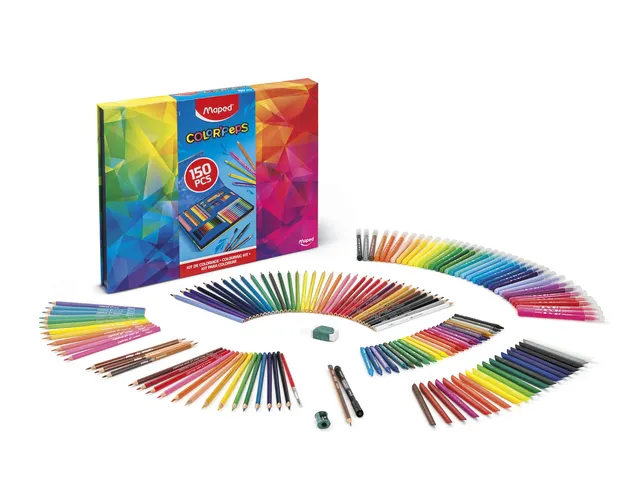 Tekenset Maped Color'Peps 150-delig assorti