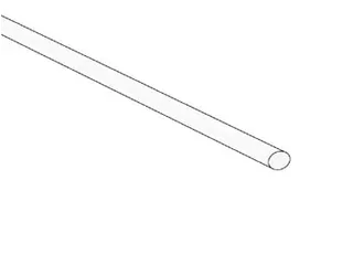 Thermische Krimpkous 2mm - WIT - 50 Stuks - 1