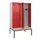 PBM-locker met bank,HxBxD 2120x1200x815mm,4vak,vak B 300mm