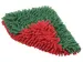 Vikan Transport microvezel washing pad 20x25cm Rood/Groen