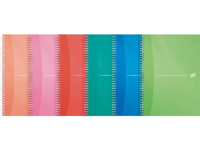 Office My Colours spiraalschrift, A4 geruit 5 mm