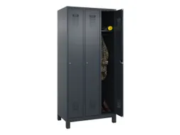 locker,HxBxD 1950x900x500mm,3vak,vak B 300mm,cil.-slot,voeten