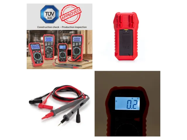 Compacte Robuuste Digitale Multimeter - CAT III - 600 V - 5 Functies