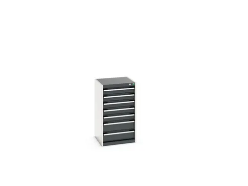 ladekast HxBxD 900x525x525mm 7laden romp RAL7035 front RAL7016