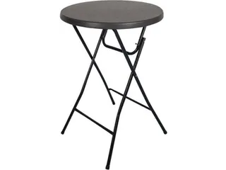 Statafel Inklapbaar BT100 Zwart 80cm - 1
