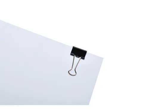 Papierklem MAUL 215 foldback 19mm capaciteit 7mm zwart