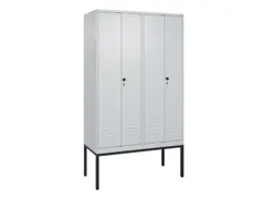 PBM-locker,HxBxD 2120x1200x500mm,4vak,vak B 300mm,draaigrendel