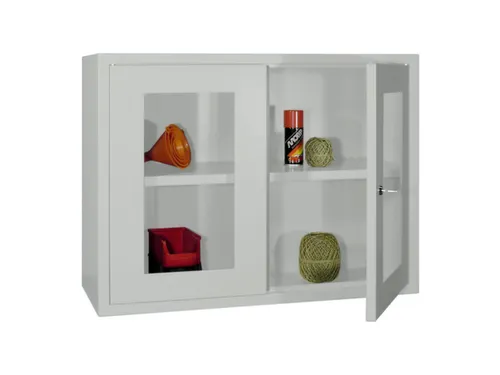 Hangkast 600x800x300mm Achterwand Glad Ral 7035 Front Ral 7035