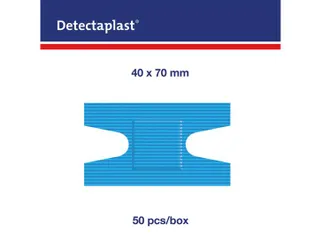 Detectaplast 8046 kneukelpleister waterafstotend elastisch blauw 50 st - 4