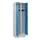 locker voor scheiding van kleding,HxBxD 1950x600x500mm,2vak