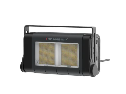 bouwlamp,864 SMD-led,20000-80000lumen,draaggreep,straalhoek 120 °