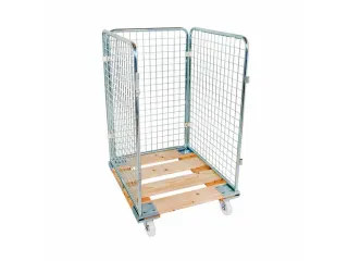 rolcontainer,draagverm. 500kg,HxLxB 1210x810x724mm,nuttige H 1020mm - 1