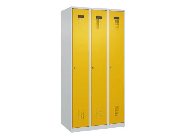 locker voor scheiding van kleding,HxBxD 1850x900x500mm,3vak