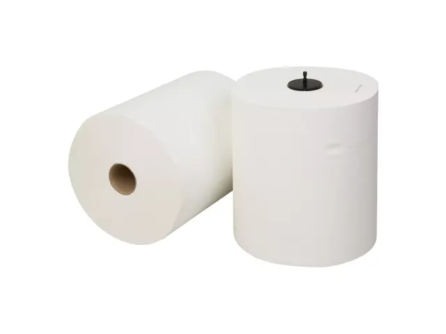 2-laags Handdoekrol Wit Voor Tork Matic Doos A 6 Rol