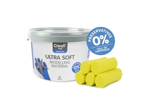 Klei Creall Play-it Ultra Soft helder geel 1100 gram