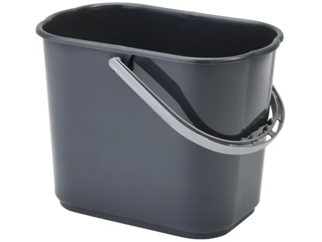 Vikan Microfibre rechthoekige stevige mopemmer grijs 16L