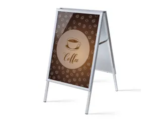 Stoepbord A1 complete set met print "Coffee" - 1