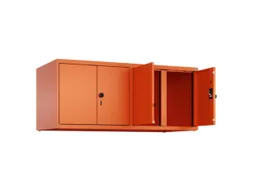 opzetkast,v. locker voor scheiding van kleding,4vak.,vak B 300mm