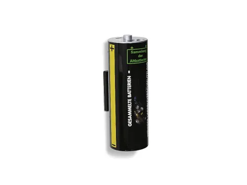 verzamelbak voor lege batterijen,6l,HxØ 375x140mm