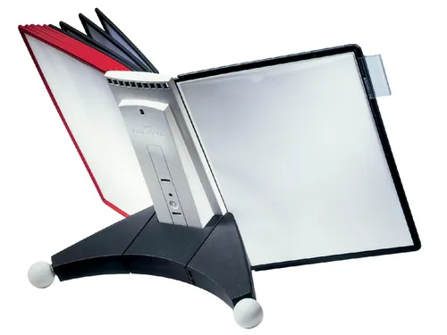 Bureaustandaard Durable 5632 Sherpa met 10-tassen rood/zwart