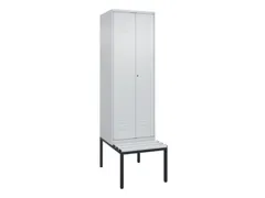 locker voor scheiding van kleding,HxBxD 2120x600x815mm,2vak
