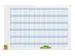Nobo Performance Planbord Jaar 90x60cm