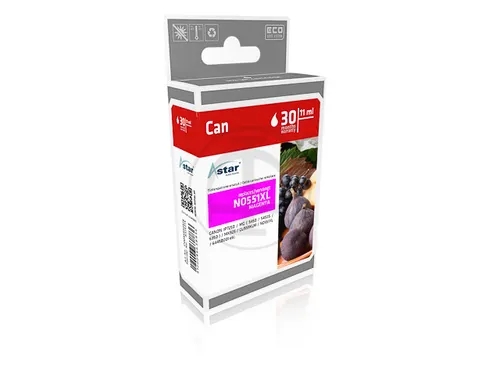 AS15215 Astar Canon CLI551XL IP inkt magenta HC rebuilt 660pag chip 11