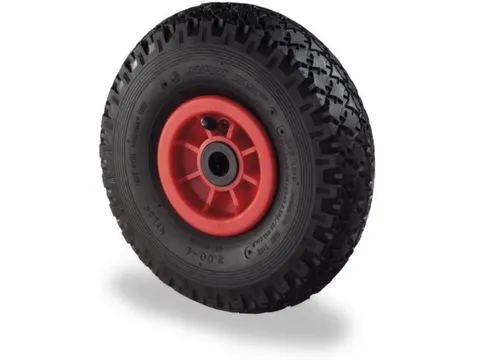 wiel,draagverm. 100kg,lucht m. geulprofiel,ØxB 260x85mm,naaf L 60mm