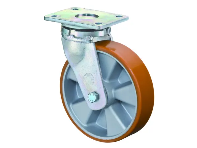 Zwenkwiel 800kg Øxb 200x50mm Gegoten Pu Aluminium Velg