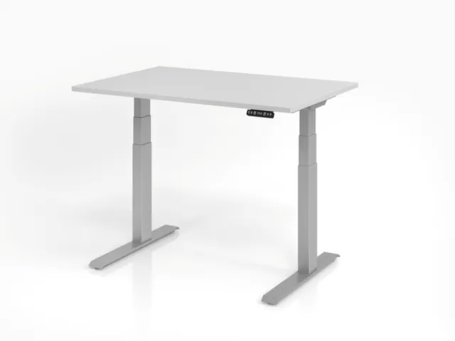 bureau assis-debout à régl. de haut. élec. HxlxP 640-1290x1200x800m