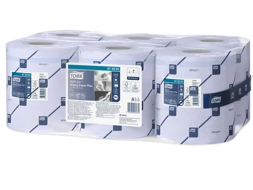 Tork 473391 Poetspapier M4 2-Laags Centerfeed Smartcore Blauw