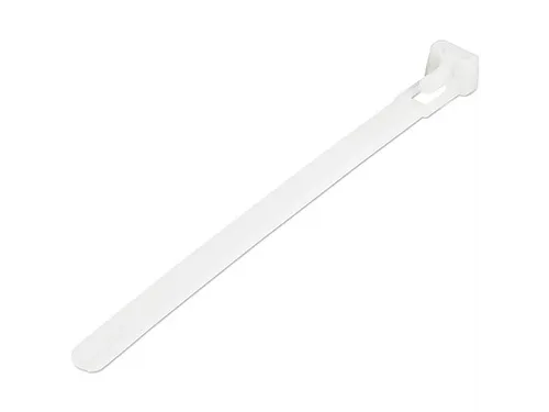 12cm Herbruikbare Kabelbinders wit nylon 100 stuks