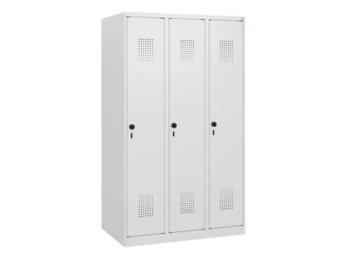 schoollocker,HxBxD 1530x900x500mm,3vak,vak B 300mm,draaigrendel