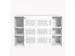 Schuifdeurkast Claudius N 160x120x45cm Wit Enkelzijdig