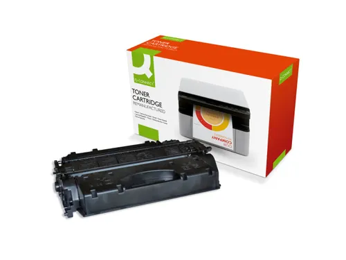 Q-connect toner 6500 pagina's HP CE505X Zwart