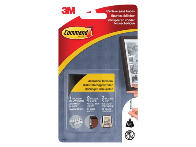 Bevestigingsstrip Command middelgroot klik vast 5,4kg zwart